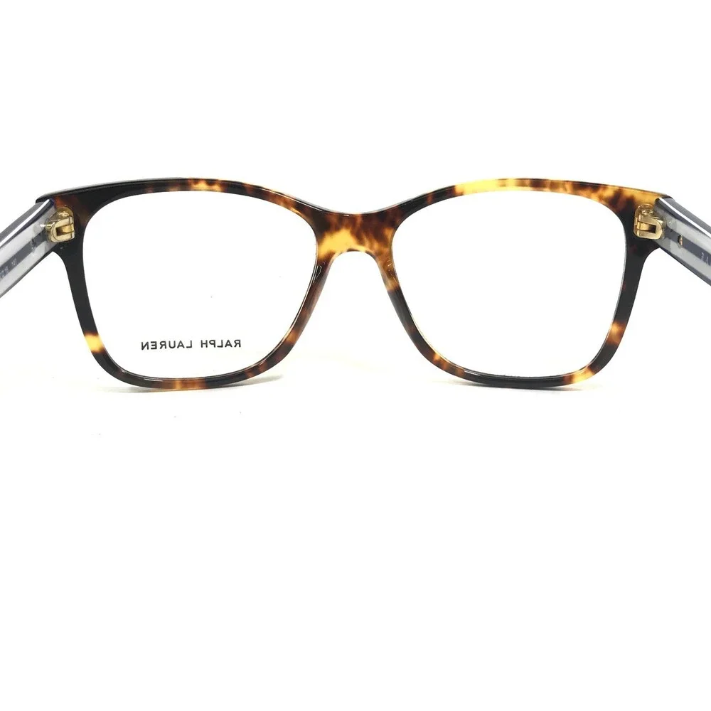 Ralph Lauren Eyeglasses Frames RL6120 5351 Blue White Brown Tortoise 52-16-140